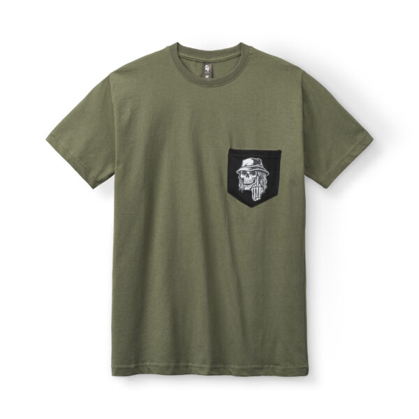 Ivan Pocket Tshirt Oliven
